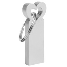 韓國 MuSt 愛心 USB 2.0 隨身碟 銀色, 64GB