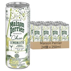 Maison Perrier Chic 氣泡雞尾酒風味飲 檸檬莫西多, 24個, 250ml