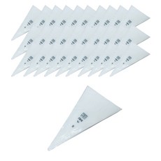 大容量塑膠擠花袋 46 x 26 cm 100入, 1個, 透明