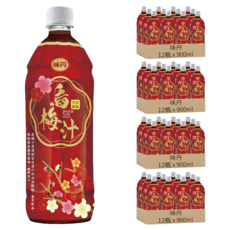 味丹 烏梅汁, 900ml, 48瓶