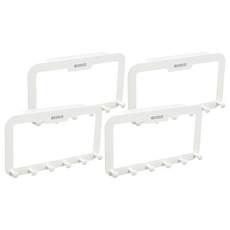 ecoco 다용도 문옷걸이, 화이트, 4개