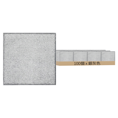 樂居家 雙層銀絲洗碗布, 銀灰色, 20個裝, 5組
