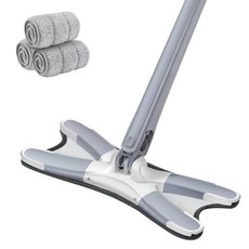 new X 旋轉擰乾拖把 3入, 1套