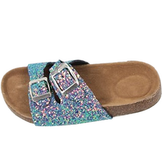 BEBEMARU 兒童雙線珍珠拖鞋 0037