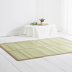 La Pomme 輕量竹蓆墊 2入, 綠色