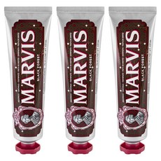 MARVIS 台灣公司貨 牙膏 浪漫黑巧克力, 75ml, 3條