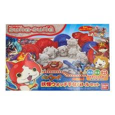 BANDAI 萬代 動力沙玩具 3歲以上, 妖怪手錶動力沙玩具 多色, 1盒