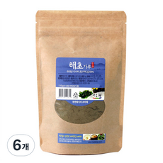 뫼달해 해초가루, 110g, 6개