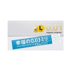 SAGAMI 相模 元祖 001 極潤裝衛生套 大碼 L, 12個, 1盒