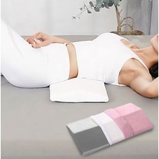 Edelin 抗菌記憶棉腰部支撐睡眠腰枕, 粉紅色