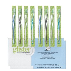 glister 全護型牙刷, 2組, 4支
