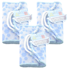 KEYTOSS 詰朵斯 去角質 清潔感 雙層手拉沐浴巾 BB703, 顏色隨機, 1入, 3條