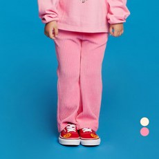 BEBE DE PINO 兒童款B標誌絲絨喇叭褲 BP23PD404