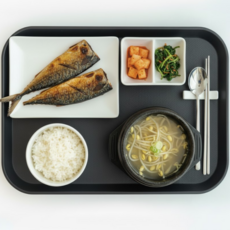 MINIMO 韓國製高強度彩色託盤, 霧面黑, 2個