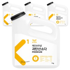 레인보우샵 과탄산소다 프리미엄 본품, 1kg, 4개