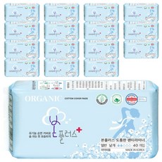 유기농본 플러스 도톰한 생리대 팬티라이너, 40개입, 16개, 일반