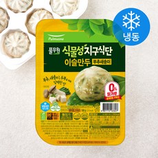 풀무원 식물성 지구식단 이슬만두 부추새송이 (냉동), 180g, 1개