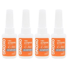 OKONG 多用途瞬間接著劑 C-501 20g, 4個