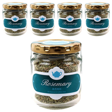 아름드레 유리병 로즈마리, 35g, 5개, 1개입