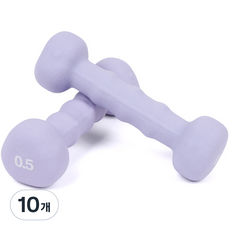 코멧 논슬립 삼각 아령, 0.5kg, 10개