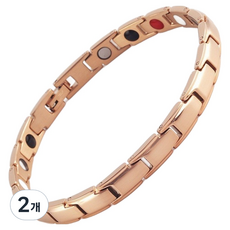 Homesell 女士手鍊 玫瑰金 21 x 0.7cm, 2個