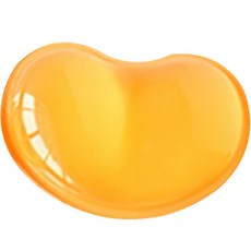 DM Jelly Deli 護腕滑鼠墊, 透明黃色, 1個