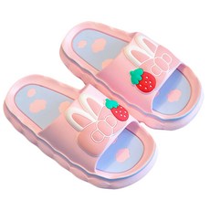KIZTREE 女童兔子草莓拖鞋 SZ-420