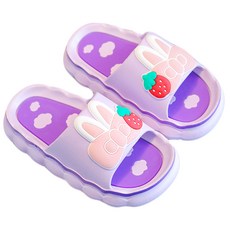 KIZTREE 女童兔子草莓拖鞋 SZ-420