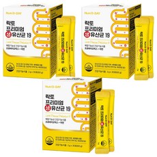 뉴트리디데이 락토 프리미엄 생유산균 19, 60g, 3개