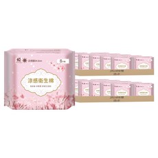 JOYFUL NAPKIN 悅棉 涼感衛生棉, 日用型 24.5cm, 8片, 20包