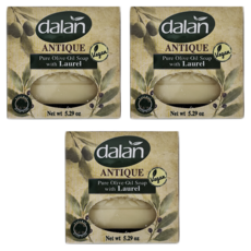 dalan 達欖 月桂橄欖油傳統手工皂, 72%橄欖油+12%月桂油, 150g, 3個