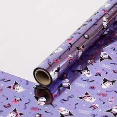 KUROMI 酷洛米 三麗鷗 蒸鍍包裝紙 53cm x 15m, 紫色, 1個