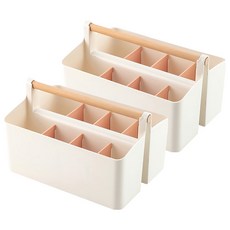 윰스 대용량 마카펜 연필꽂이 8칸 다용도 데스크 정리함, 핑크, 2개