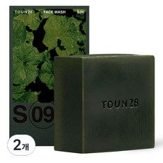 Tone 28 Face Wash S9 Eoseongcho 積雪草提取物敏感潔面皂, 100g, 2個