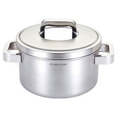 쉐프윈 인덕션 316 커퍼코어 양수냄비, 24cm, 1개