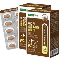 KONKUK 保健食品甘草錠 22.5g, 30顆, 2個