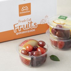 만나다 프레시 믹스 파인애플 포도 토마토 3p + 사과 포도 토마토 3p, 150g, 6개입, 1세트