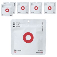 제로컴플렉스 강아지 제로트릿, 소고기, 80g, 6개