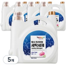 탐사 프리미엄 온가족 액체 세탁세제, 5.5L, 5개