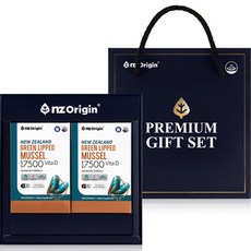 nz Origin 紐西蘭綠唇貽貝萃取維他命D保健膠囊禮盒, 120顆, 2罐