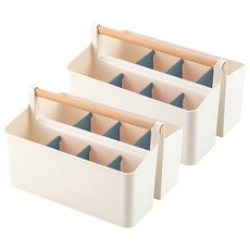 윰스 대용량 마카펜 연필꽂이 8칸 다용도 데스크 정리함, 블루, 2개