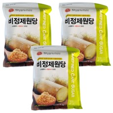 Haetsalnarae Haegawon 未精製原糖, 1kg, 3個