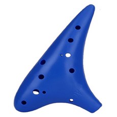 OYGYU 自然陶笛, 1個, 12孔 藍色, 單一商品