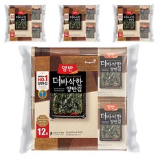 양반 더 바삭한 김, 60g, 4개
