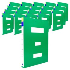 Heemang 希望文件夾 青色 春天文件夾 HE637, 綠色, 20個