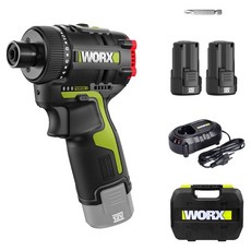 WORX 12V 충전 드릴 드라이버 WU129, 1개