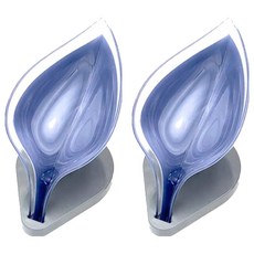 Author.com 葉肥皂盤, 深藍, 2個