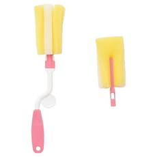 西松屋 Smart Angel 替換式旋轉海綿奶瓶刷 + 替換頭, YG-91972, 1組