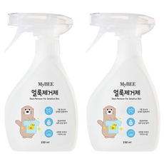 MyBEE 嬰幼兒衣物去污噴霧, 330ml, 7種酵素, 清新柑橘香, 2瓶