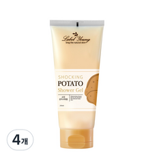 라벨영 쇼킹 감자 샤워젤, 4개, 210ml